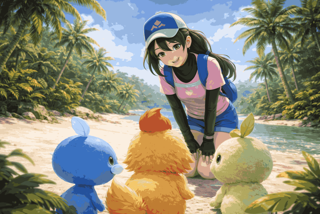 Pokémon Viento y Pokémon Oleaje.