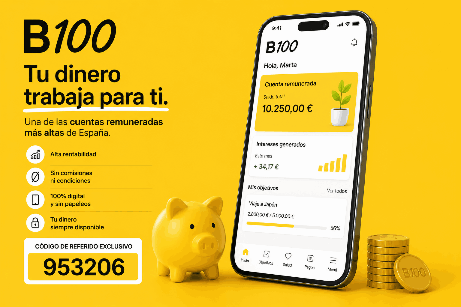 Mejores cuentas remuneradas de España