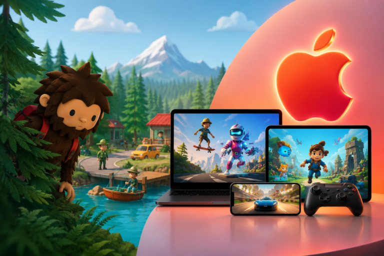 Sneaky Sasquatch y novedades de Apple Arcade en enero