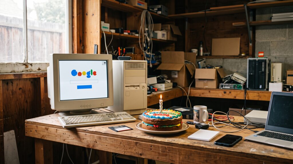 28.º aniversario del nacimiento de Google